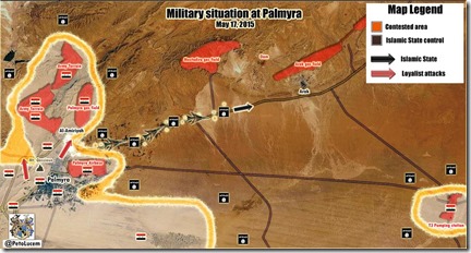 Palmyra-Tadmud - Militaire situatie - 4  - 17 mei 2015