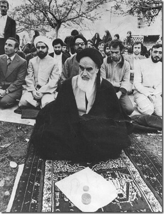 Ayatollah Ruhollah Khomeini in Frankrijk
