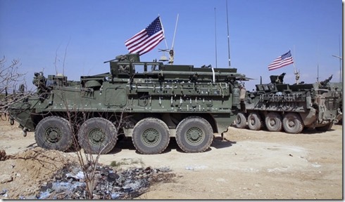 Amerikaanse troepen in Manbije - Oktober 2017