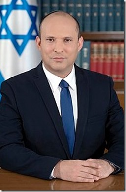 Naftali Bennett - Israëlisch premier juni 2021 - Juni 2022