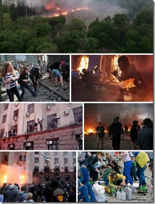 Odessa- Brand in vakbondsgebouw - 2 mei 2014 - 39 doden - 2